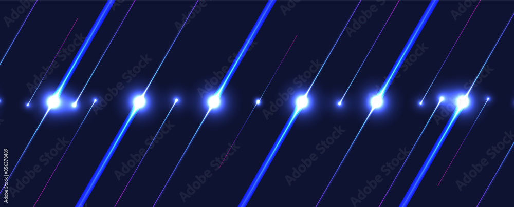 Wall mural abstract computer technology background. network visual connection. vector art.