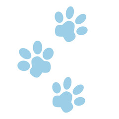 Cute cat paw Illustration 