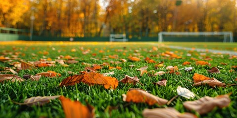 Fall football field maintenance