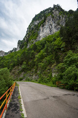 The beautiful nature of Rugova canyon in Kosovo