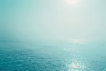 Fototapeta premium Concept of abstract clear blue water on a blurry background