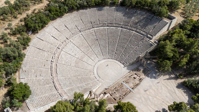 The Epidaurus Ancient Theatre is a theatre in the Greek old city of Epidaurus dedicated to the ancient Greek God of medicine, Asclepius.