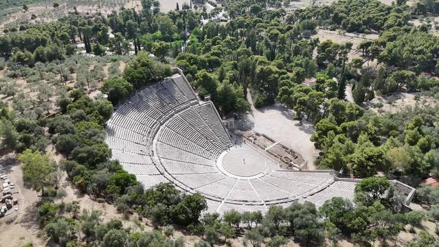 The Epidaurus Ancient Theatre is a theatre in the Greek old city of Epidaurus dedicated to the ancient Greek God of medicine, Asclepius.