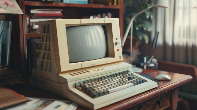 Old fashioned computer title