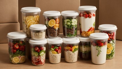 Lovely food storage container gifts with cute labels