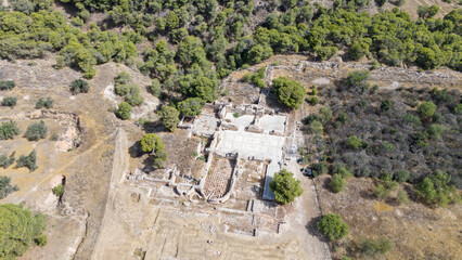 Eleusis, Isthmia, Corinth, Greece. Roman Baths in Isthmi, amazing mosaics!
