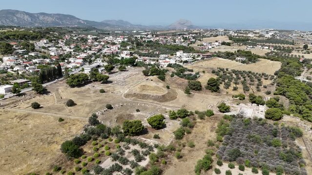 Eleusis, Isthmia, Corinth, Greece. Roman Baths in Isthmi, amazing mosaics!