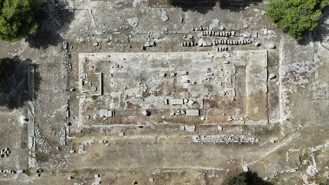 Eleusis, Isthmia, Corinth, Greece. Roman Baths in Isthmi, amazing mosaics!