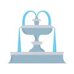 Water fountain icon clipart avatar logtotype isolated vector illustration