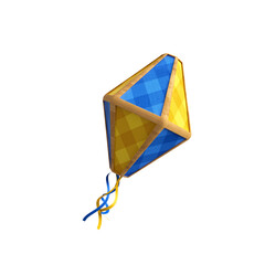 Balão de são joão elemento 3d para festa junina