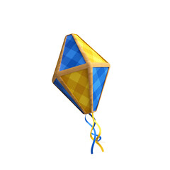 Balão de são joão elemento 3d para festa junina