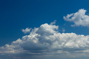 Obraz premium blue sky with clouds, background