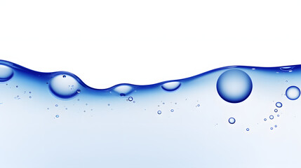 Water splashing above white background