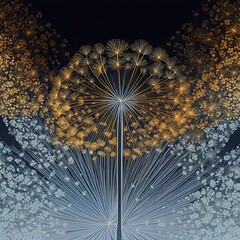 fractal burst background