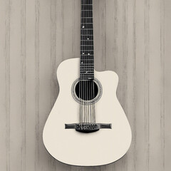 Fototapeta premium guitar illustration background