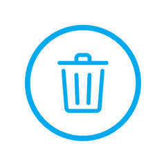 Trash bin icon