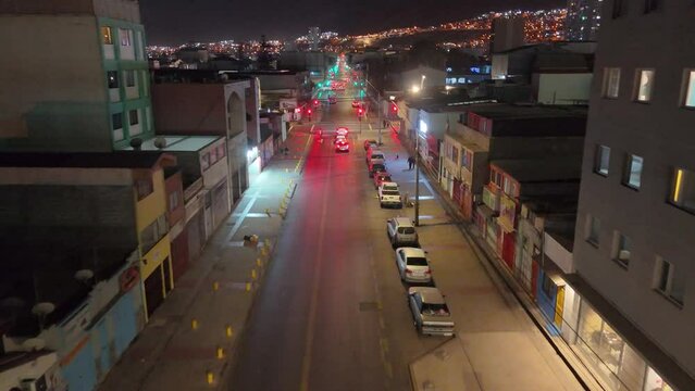 Calle Ossa Antofagasta de Noche