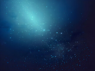 A blue abstract background with dots Shiny blue abstraction