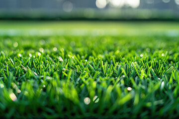 Artificial grass, synthetic grass, perfect grass landscaping with artificial grass, modern home front yard with artificial grass lawn