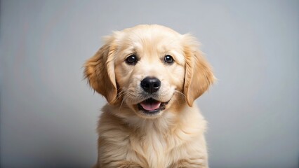 Adorable golden retriever puppy with fluffy coat and playful demeanor, golden retriever, puppy, dog, cute, fluffy, playful, adorable