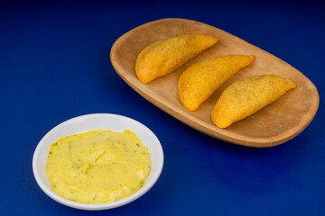 Fried empanadas, typical Colombian food
