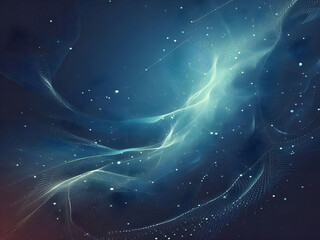 A blue abstract background with dots Shiny blue abstraction