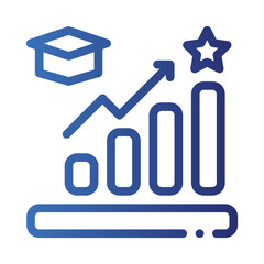 Higher Education gradient icon