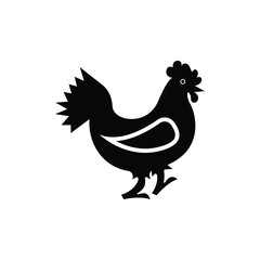 chicken icon or logo design isolated sign symbol vector illustration. A collection of high quality black line style vector icons