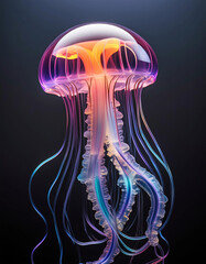 Méduse bioluminescente