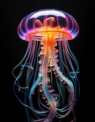 Méduse bioluminescente
