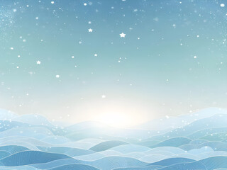 Abstract background with blue and white dots