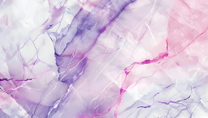 Fototapeta premium Abstract marble texture in pink and purple hues. Veined and swirling pattern. Perfect for background or design element.