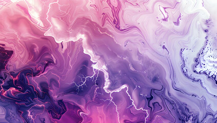 Obraz premium Abstract purple and pink marbled background with swirling and flowing patterns.