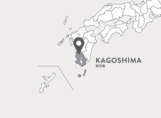 鹿児島県　鹿児島　地図