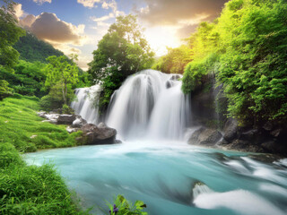 waterfall in the forest