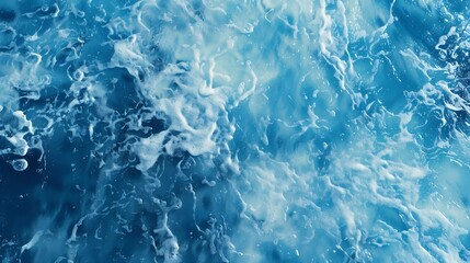 Obraz premium Processed collage of clean blue water texture Background for banner backdrop or texture for 3D mapping : Generative AI