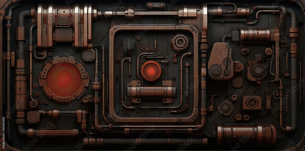 Aufkleber background tech in the form of a train engine