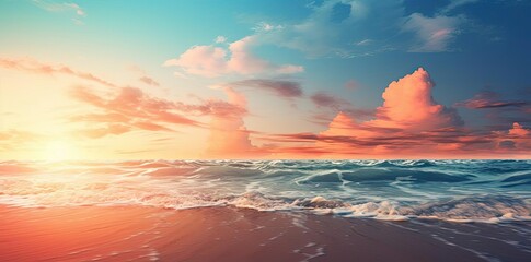 Obraz premium beach background wallpaper, sunset, ocean, waves, the ocean, beach, waves, beach, beach, beach, beach, beach, beach, beach, beach, beach, beach,
