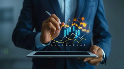 Bank raised interest rate, high investors invest money return investment. Mutual funds strategy increase revenue dividends. Business world, successful knowledge finance equity. Income pension to grow