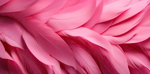 pink backgrounds with a lot of feathers