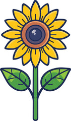 Sunflower Hand Drawn Illustration