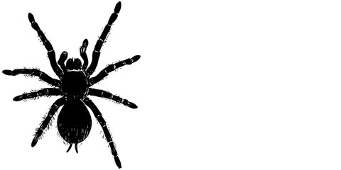 tarantula vector design for halloween day