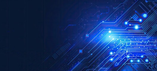 Abstract Digital Circuitry Background