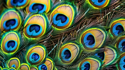 peacock feather texture. Peafowl feather background, pavo real