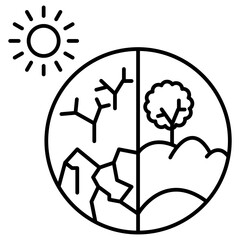 climate change icon