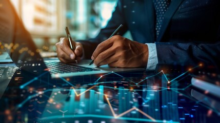 Bank raises rates. Interest rate and dividend concept, high investors seek returns. Mutual funds boost dividends. Calculating income and return on investment in percentage. Pension growth emphasized.