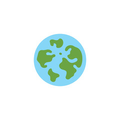 Earth icon vector. EPS 10 editable vector