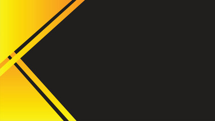 Abstract background design with modern style, abstract background with yellow and black colors