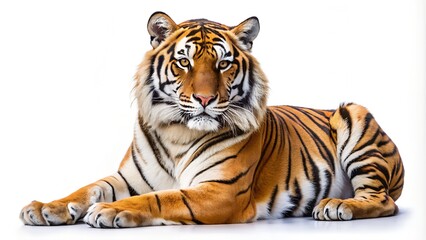 Obraz premium Striped Beauty: A Tiger in Focus