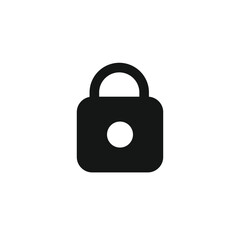 Lock icon vector. EPS 10 editable vector
